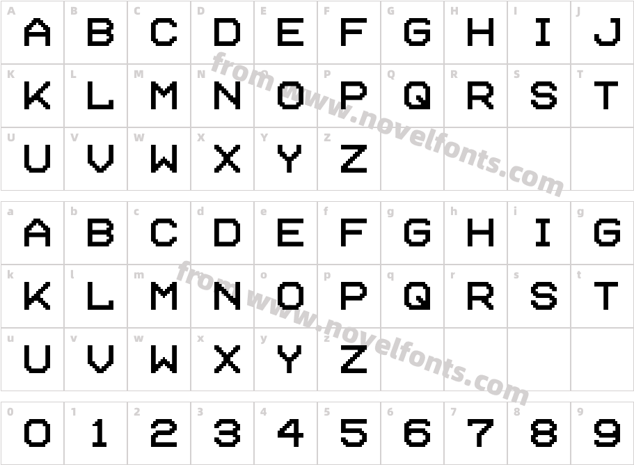 TeletactileCharacter Map