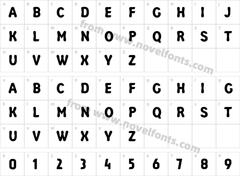 Teode BasicCharacter Map