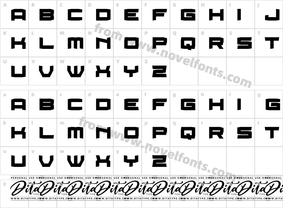 Termit Personal UseCharacter Map