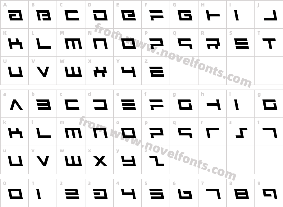 Avenger LeftalicCharacter Map