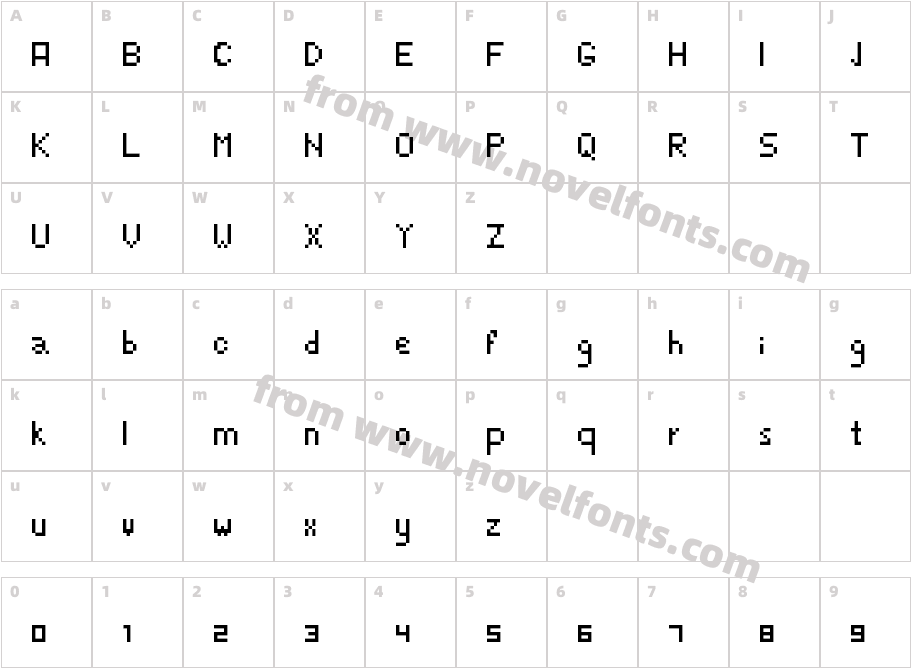 The Fozderien RegularCharacter Map