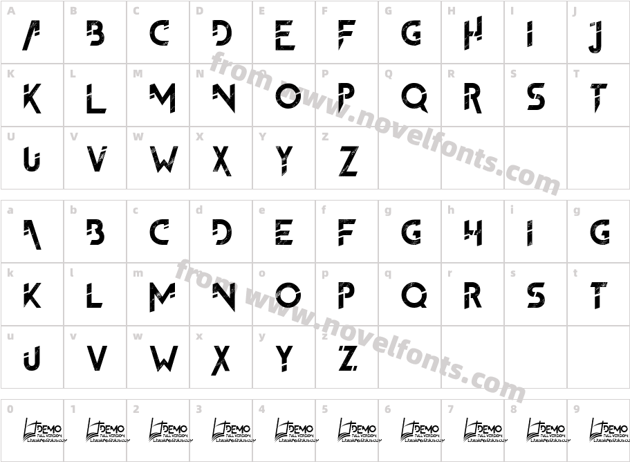 The FrontMan 2 demoCharacter Map