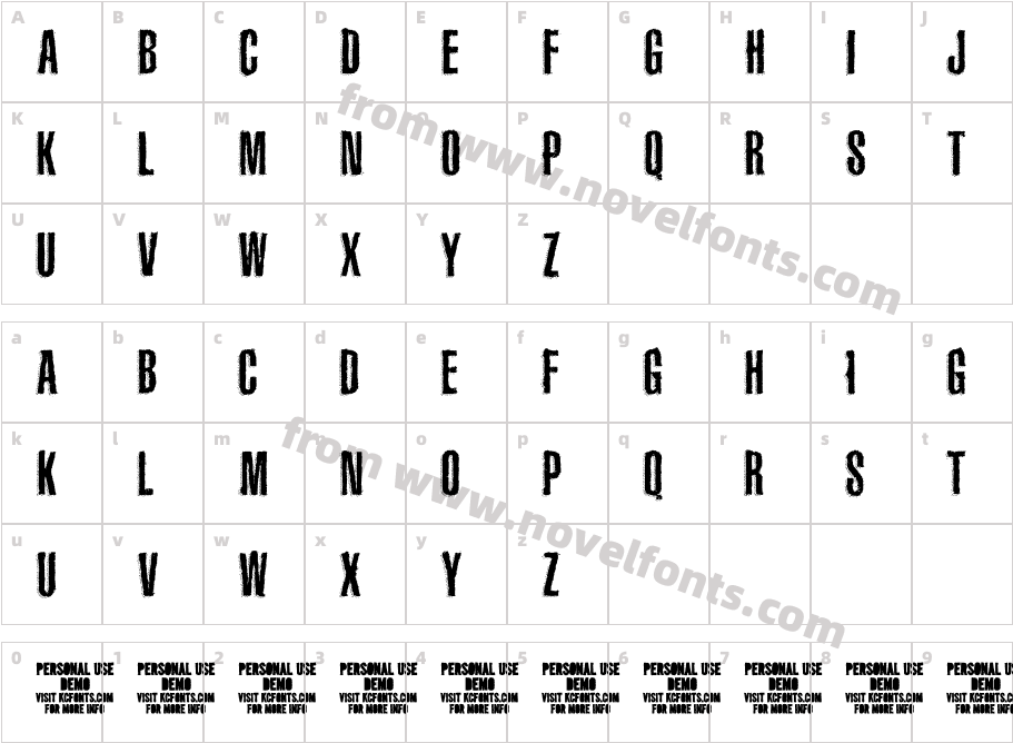 The Main EventCharacter Map