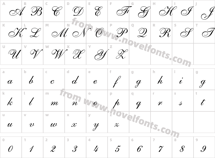 259-CAI978Character Map