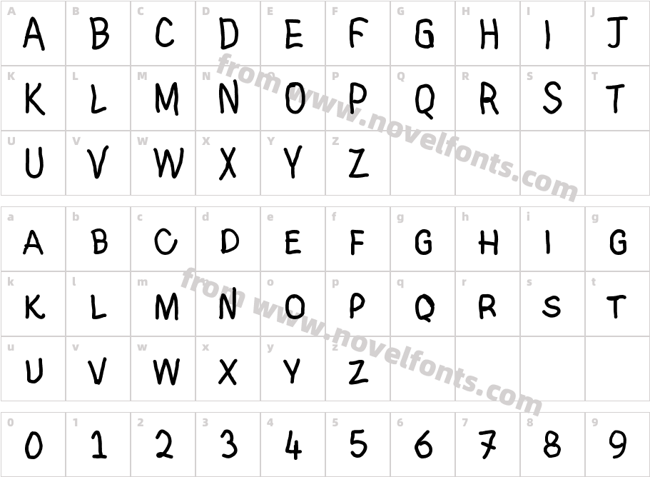 Thin IQCharacter Map