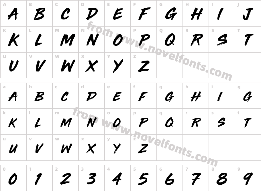 Third RailCharacter Map