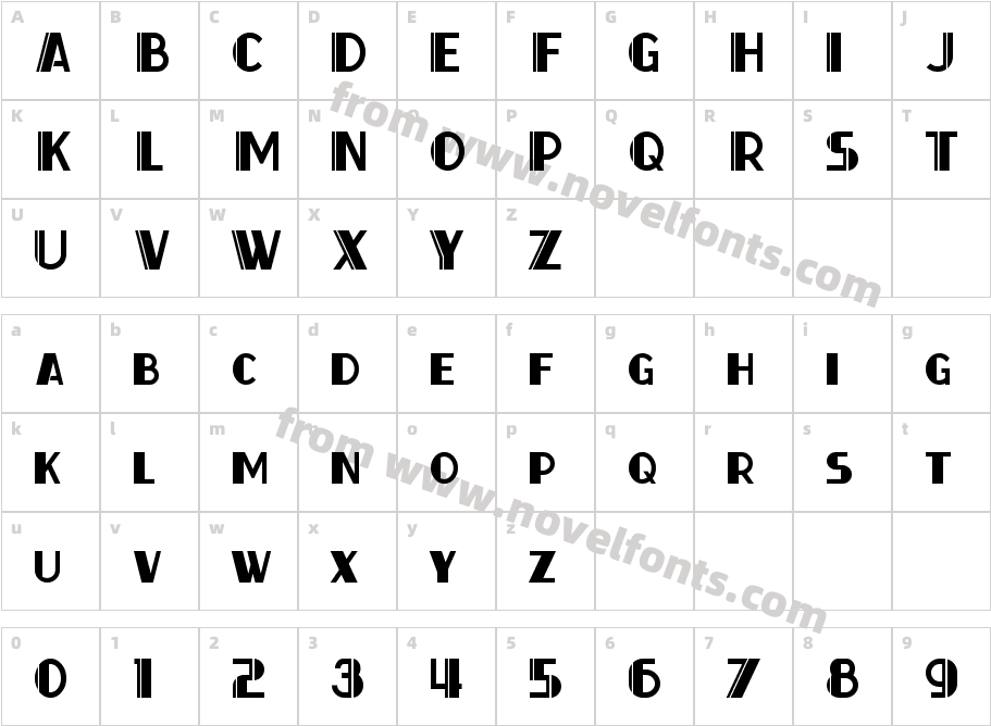 Thirty-SevenCharacter Map