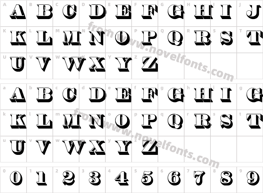 Thorne ShadedCharacter Map