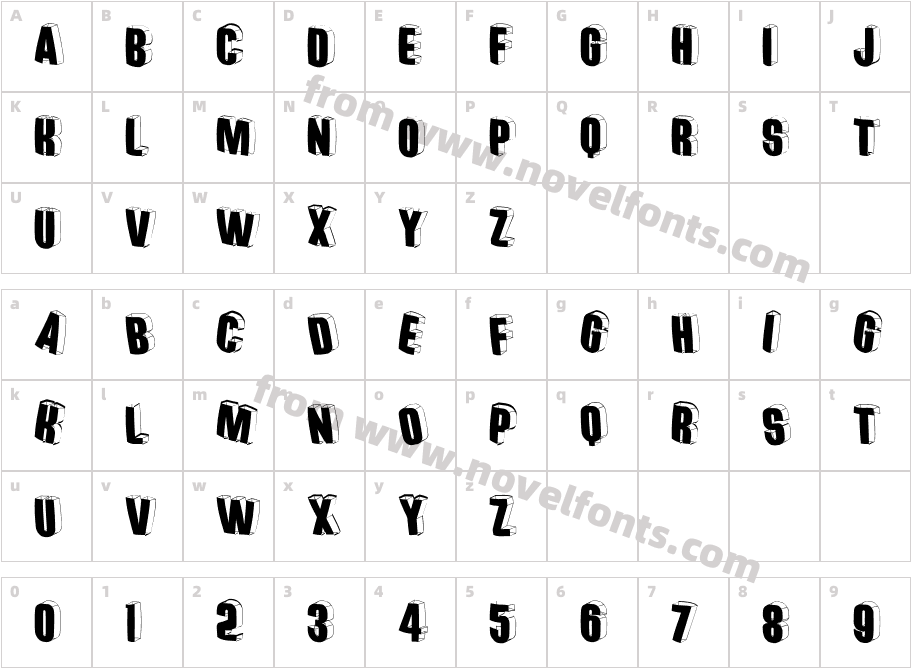 ThreedimensionalRoundCharacter Map