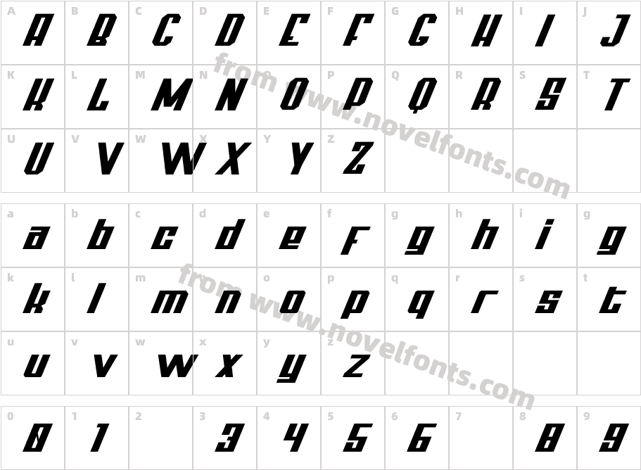 Thunderbold DemoCharacter Map