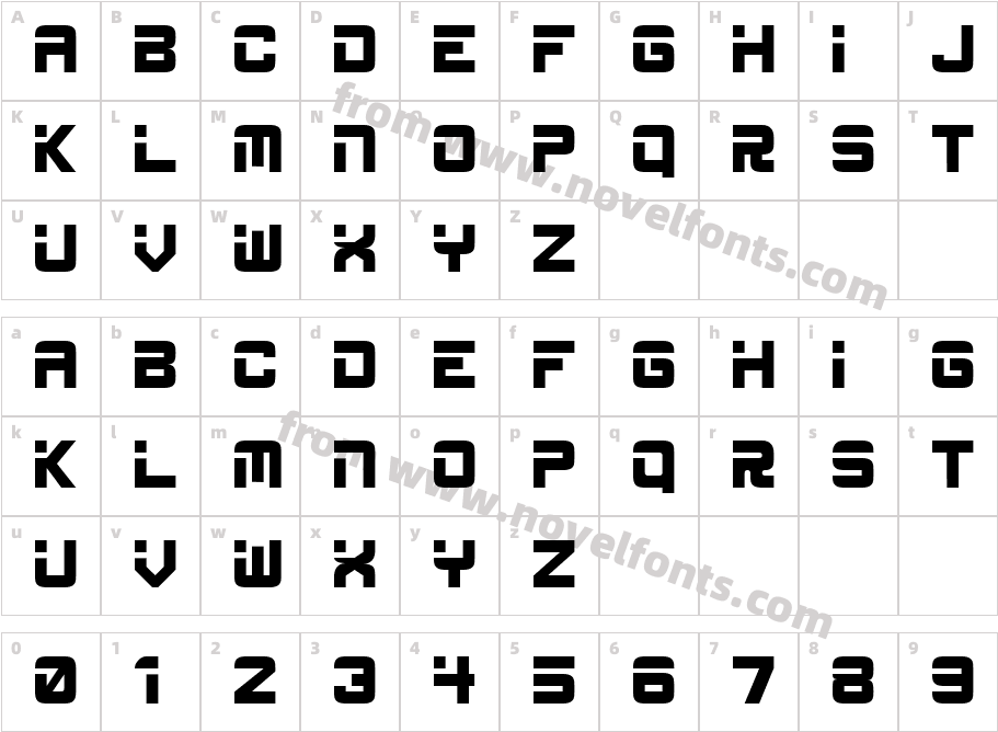 263-CAI978Character Map