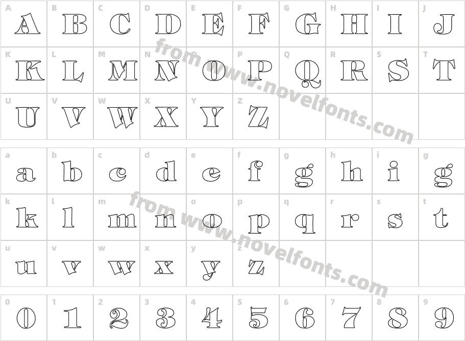 Tiffany-Heavy-Normal HollowCharacter Map