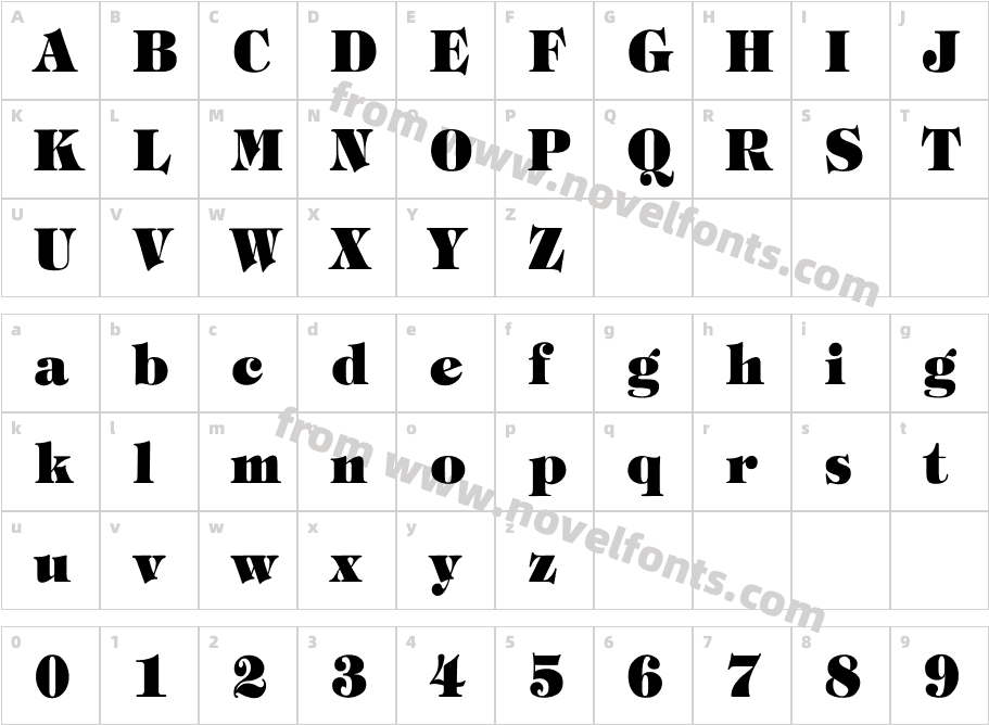 Tiffany-Heavy-Normal ThCharacter Map