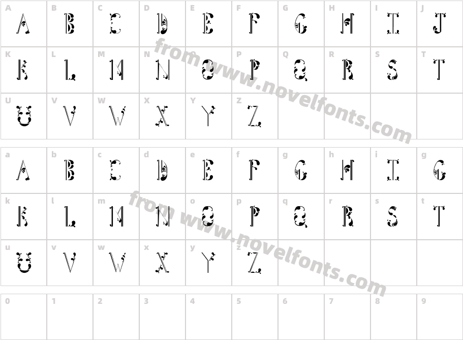 TightlineCharacter Map