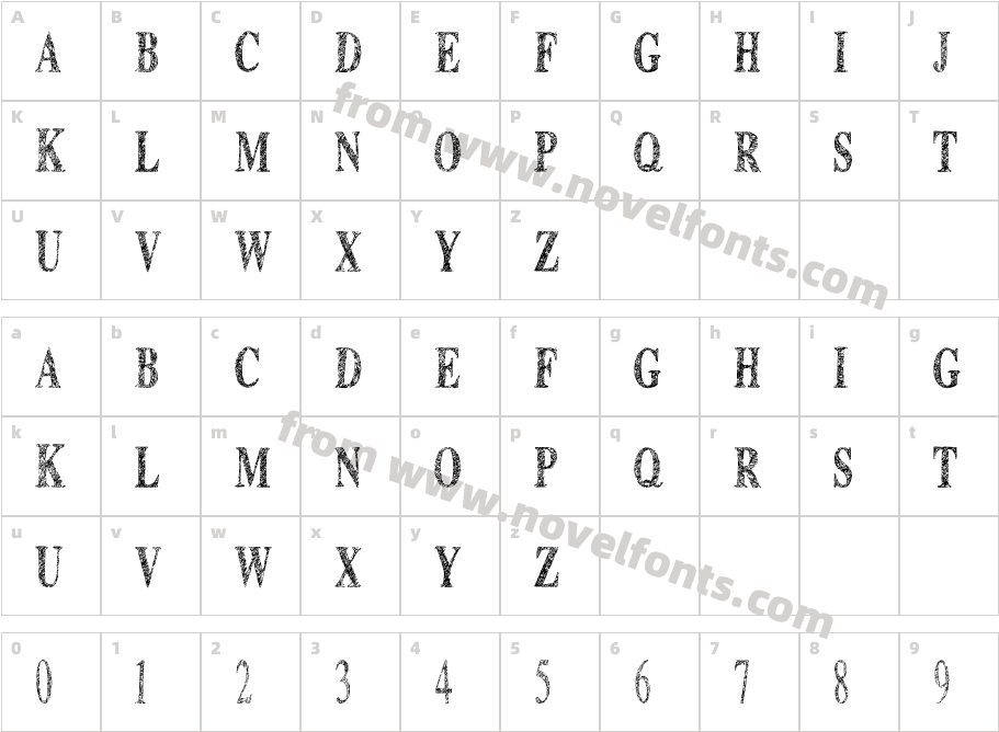 Time To ScribbleCharacter Map