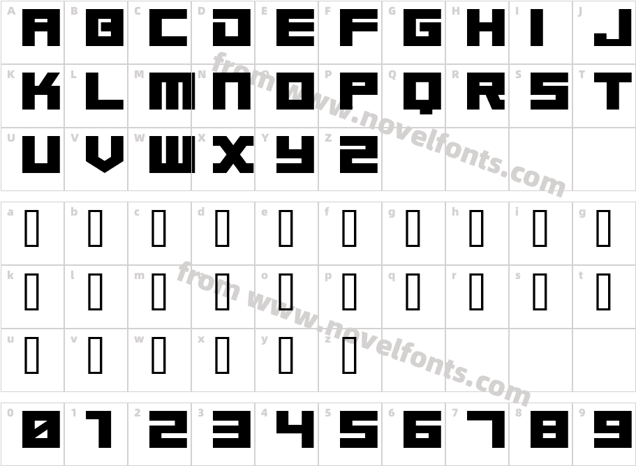 TimeTrekCharacter Map