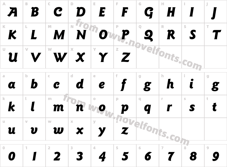 267-CAI978Character Map