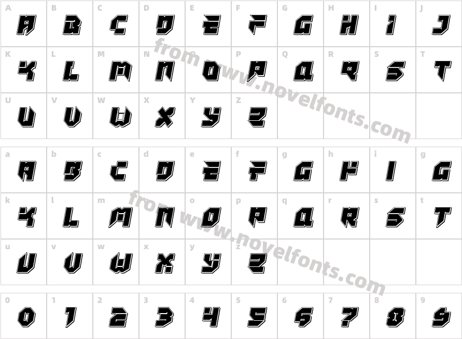 Tokyo Drifter PunchCharacter Map