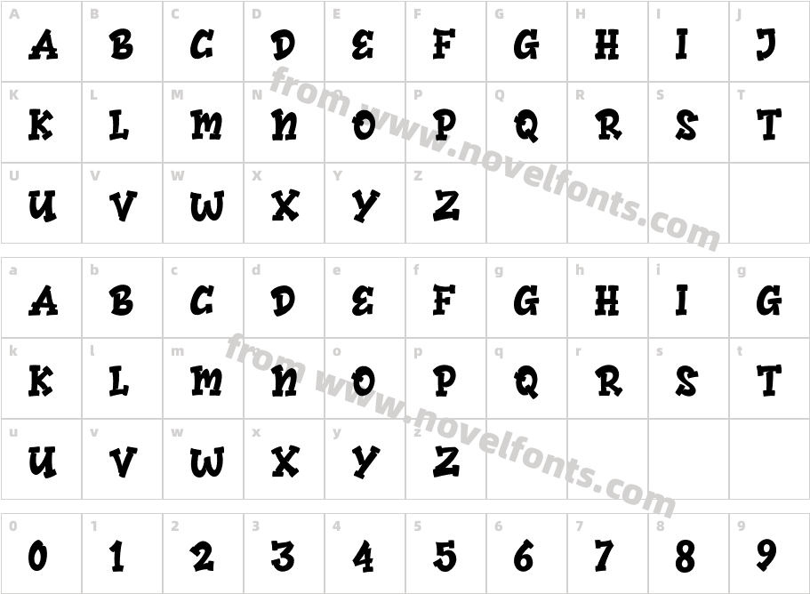 AyamJagoCharacter Map