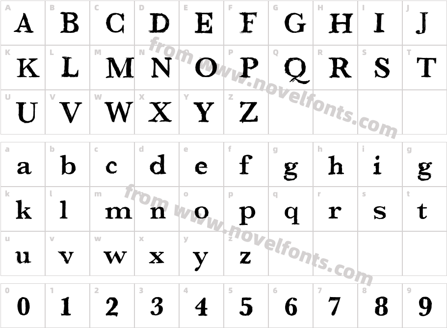 ToothbrushCharacter Map