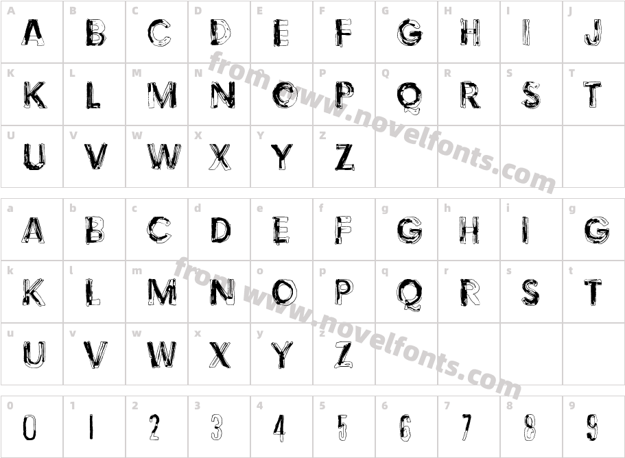 Torture, LightCharacter Map