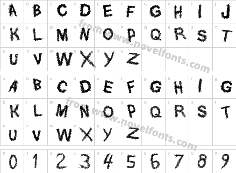 Trace of RoughCharacter Map