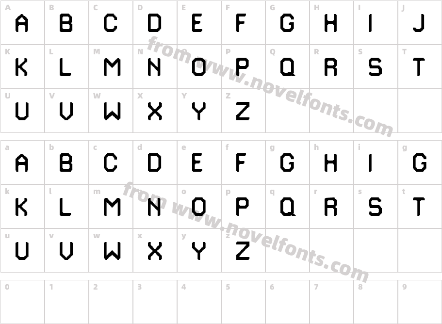 TraffixCharacter Map