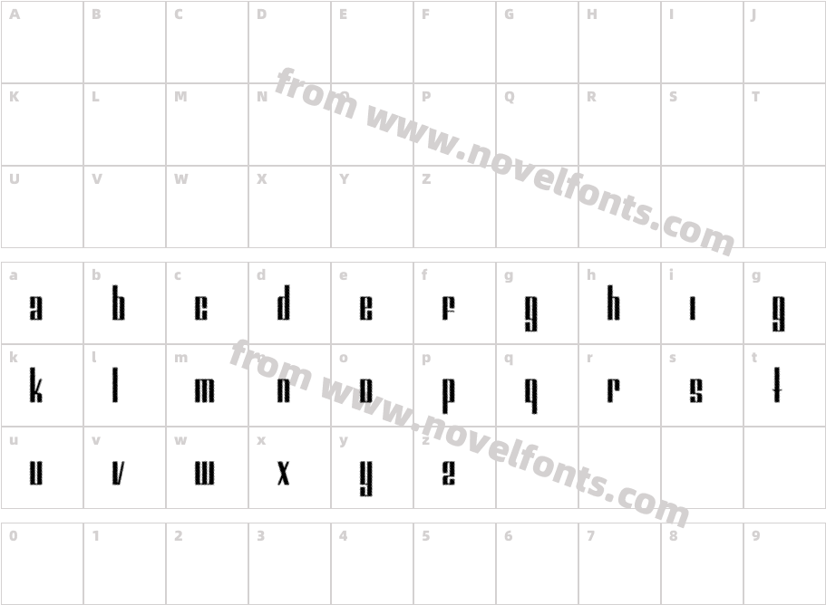 TrajmaCharacter Map