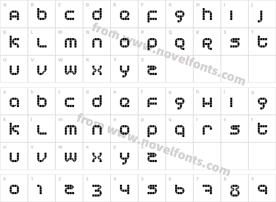 TranceformCharacter Map