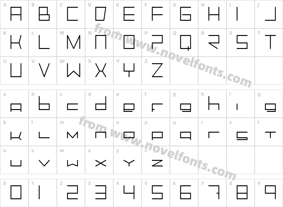 Trancemission LightCharacter Map