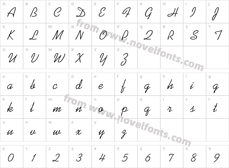 271-CAI978Character Map