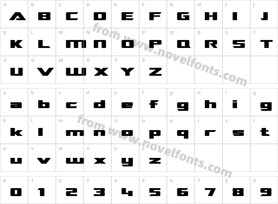 TransRobotics ExtendedCharacter Map