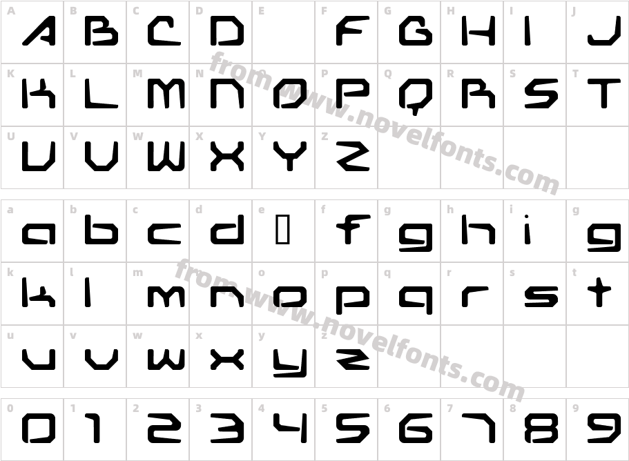 Transformer DemoCharacter Map