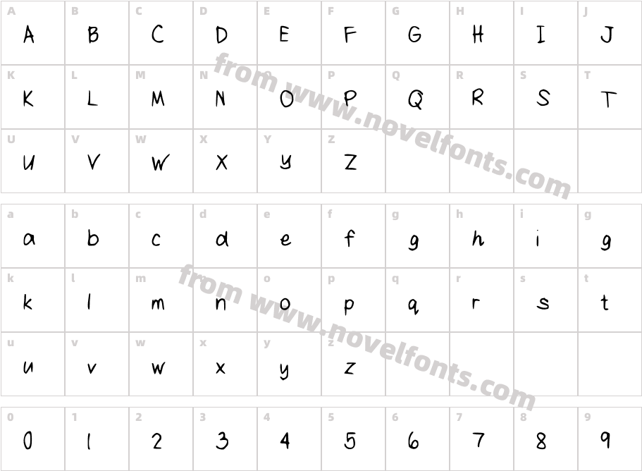 Tree HuggerCharacter Map