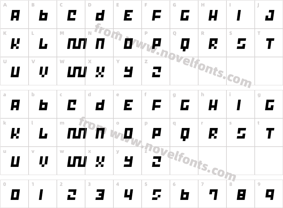 Trick 12Character Map