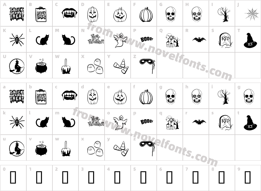 Trick or Treat BVCharacter Map