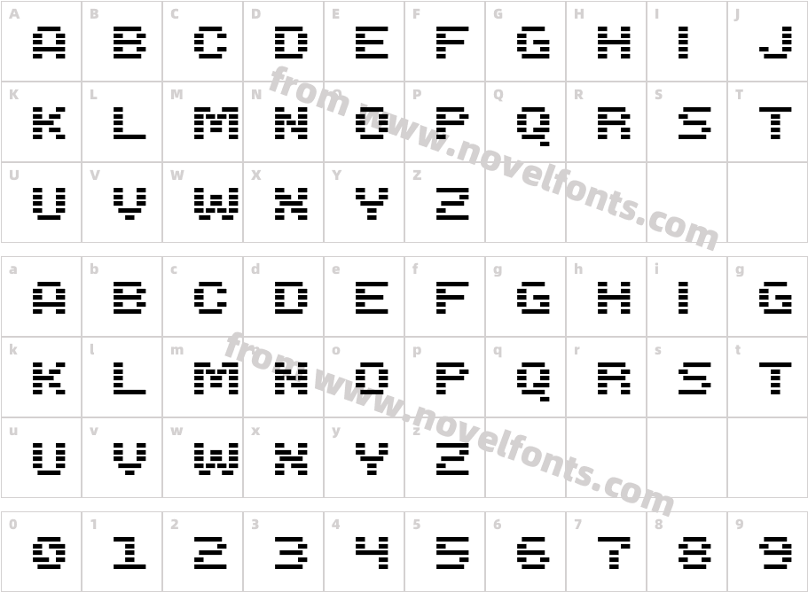 Trigram-RegularCharacter Map