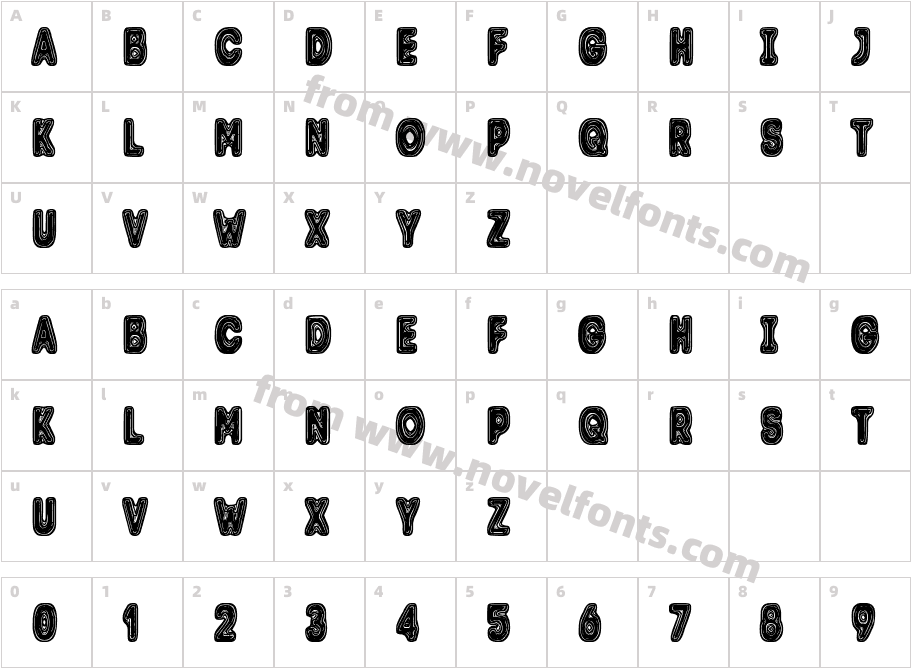 TrolleCharacter Map