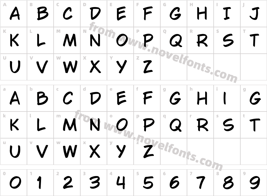 TroubleSideCharacter Map