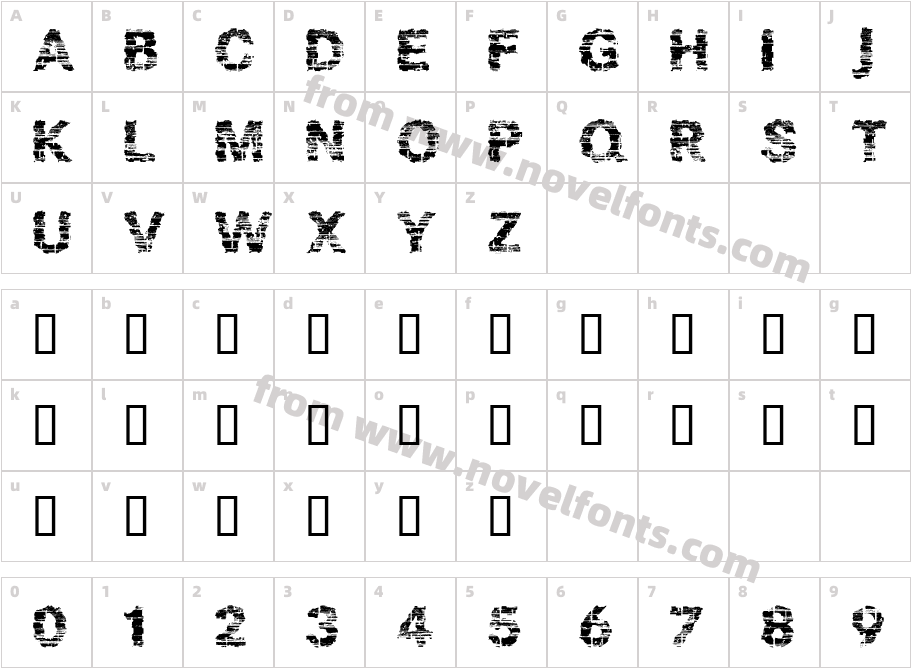 BARKCharacter Map