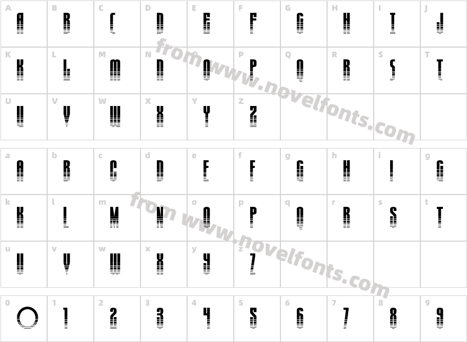 Turb0lence HalftoneCharacter Map