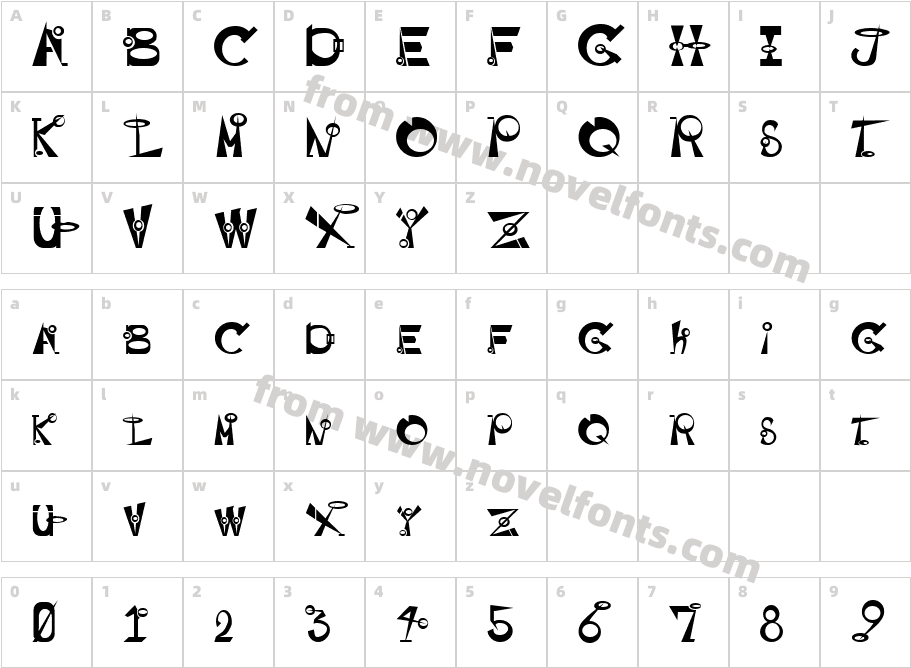 BASEHEADCharacter Map