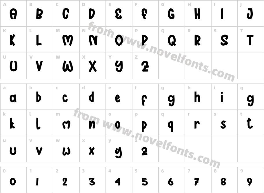 TwentyMinutesRegularCharacter Map