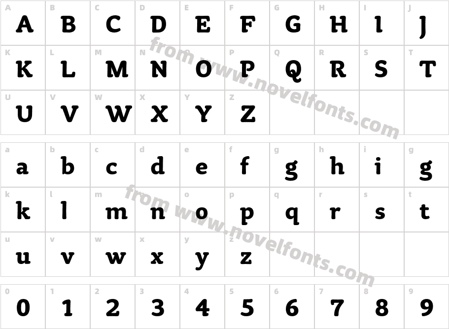 TykeITCStd-BoldCharacter Map