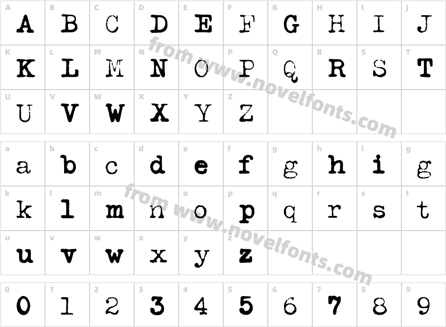 Typeka-MixCharacter Map