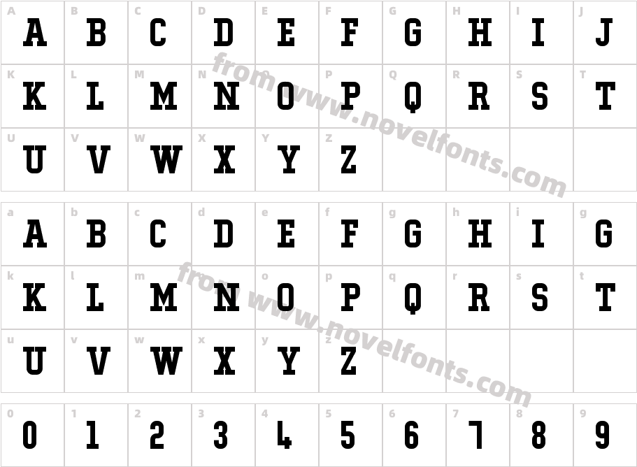 Typo College DemoCharacter Map