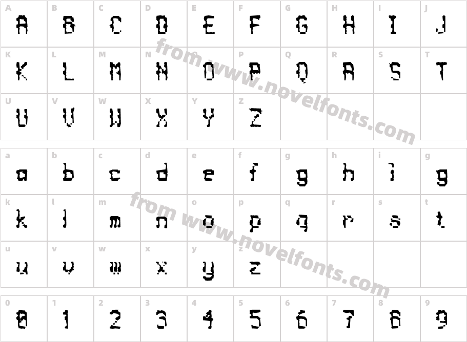 BDBillietCharacter Map