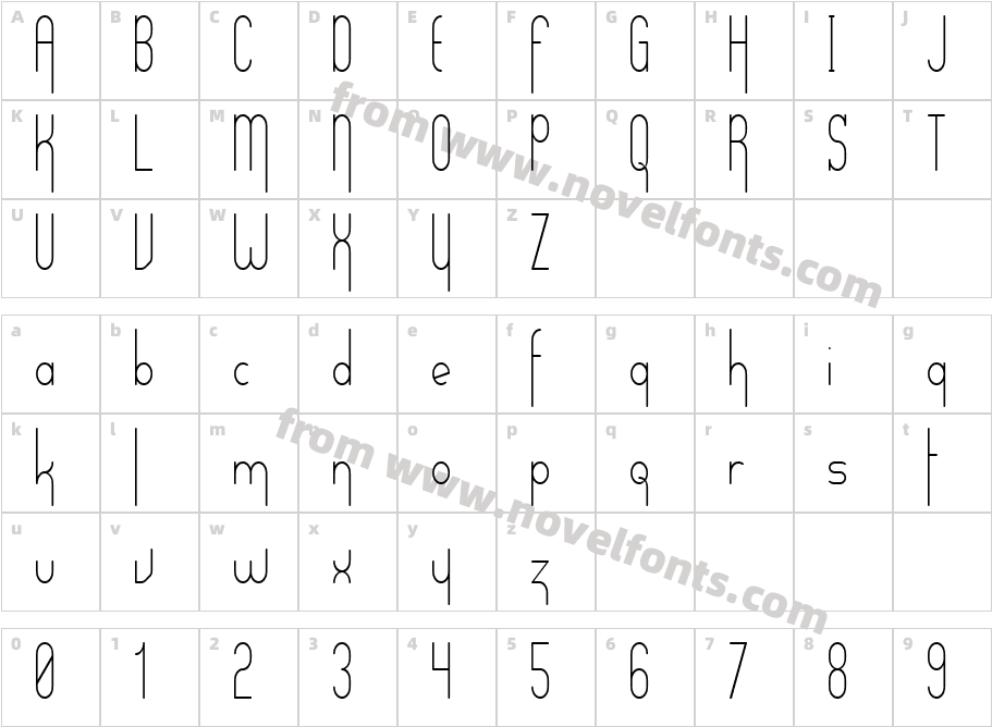 283-CAI978Character Map