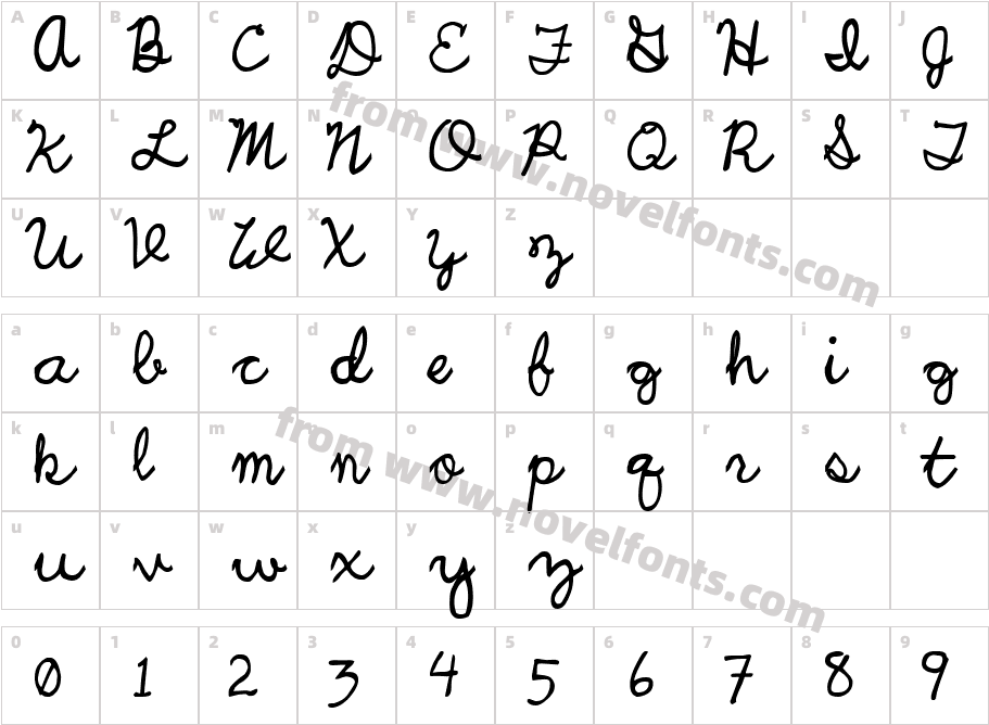 UCU Charles scriptCharacter Map