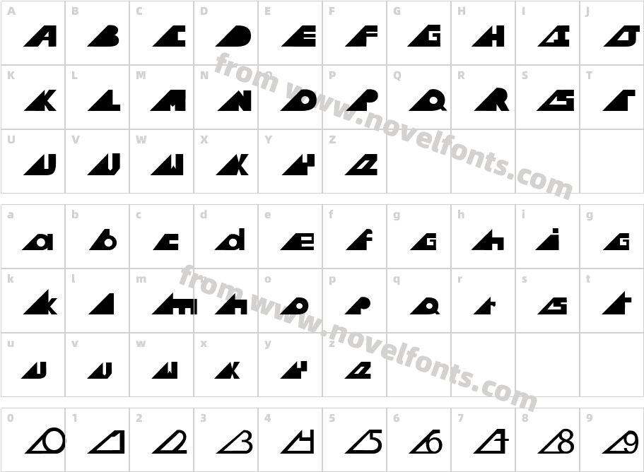 UHUCharacter Map